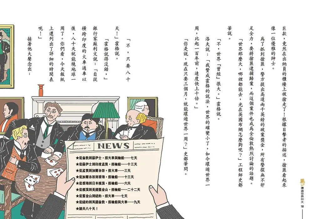 經典文學:環遊世界80天