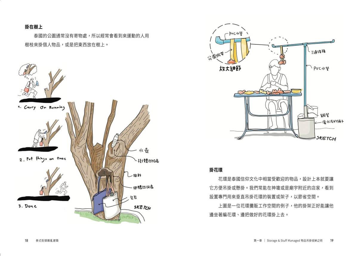 泰式街頭雜亂建築:建築師的365天城市散步速寫手記
