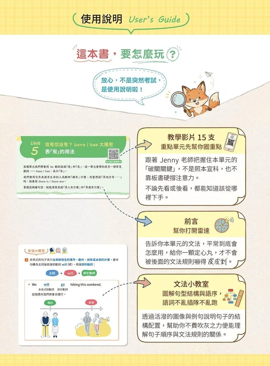 救命!我在學英文文法 ── 但竟然不難!圖解 × 練習× 影片× 小遊戲,越學越上手的零基礎入門書
