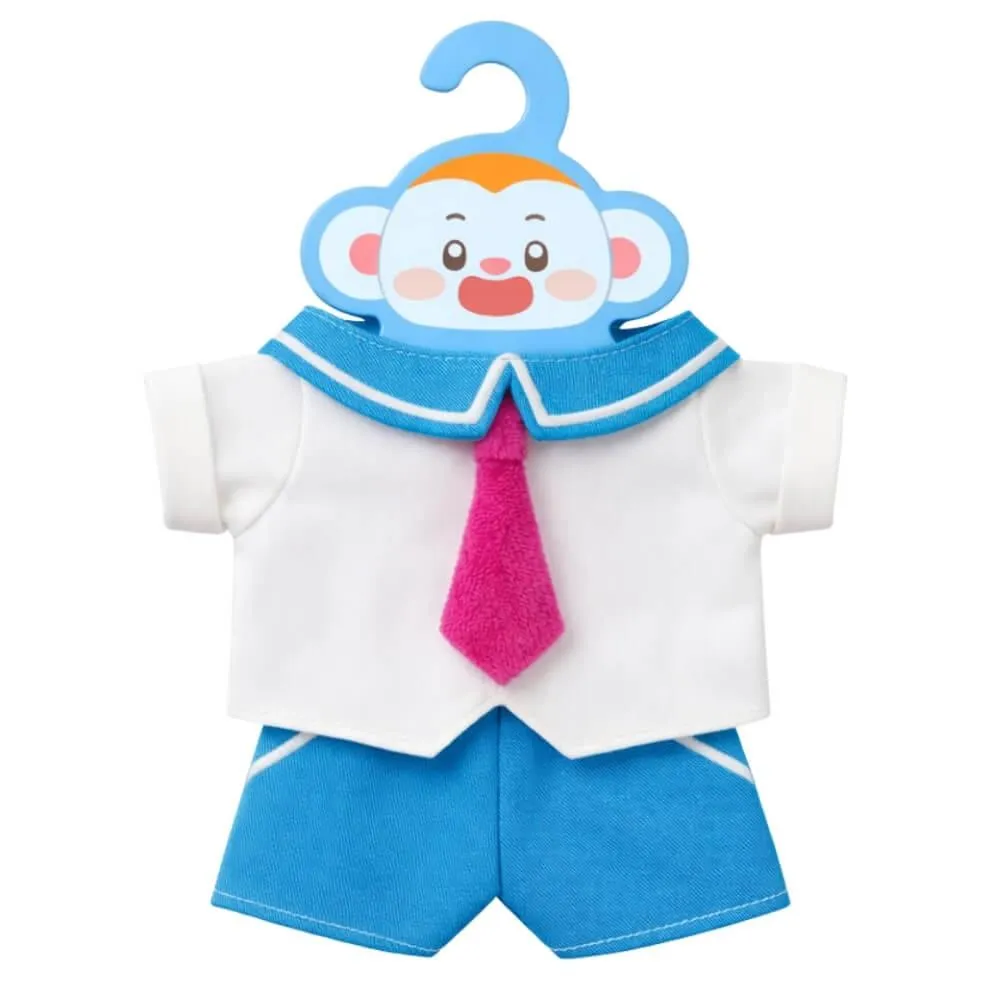 樂樂小宇宙玩偶變裝派對-學院風制服(水手藍)