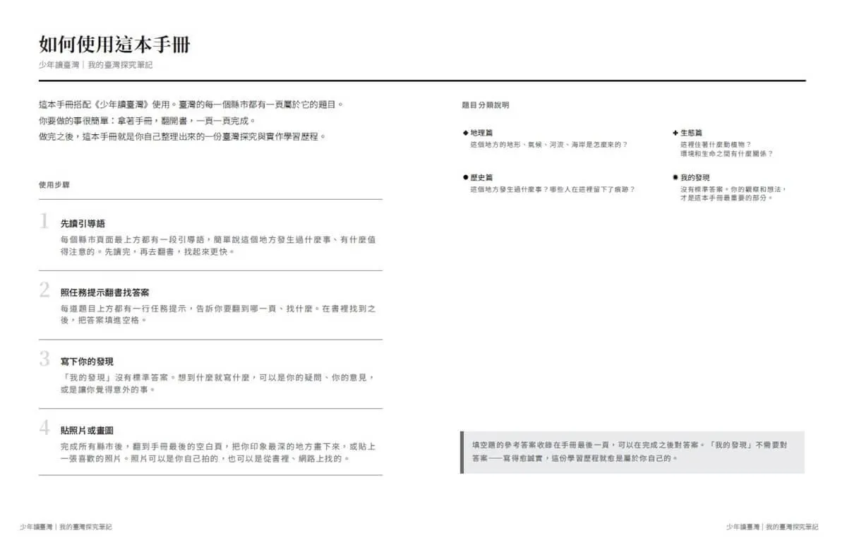 少年讀臺灣:認識歷史、地理、生態及文化(全套4冊,隨書贈《我的臺灣探究筆記》,貼合108課綱的跨領域學習筆記)